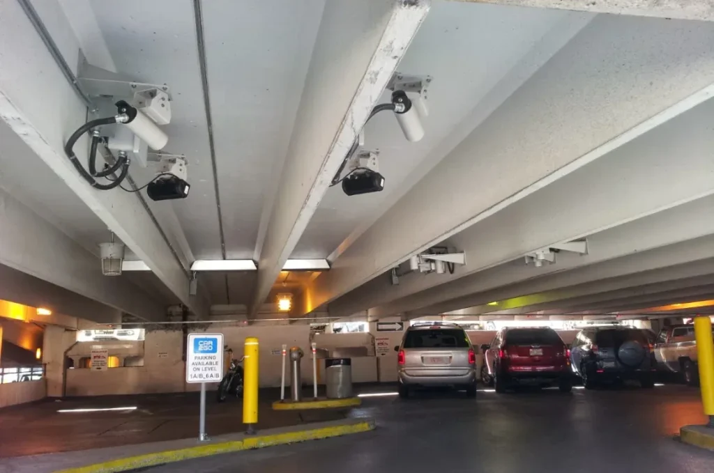 LPR Cameras Restaurant Parking Area